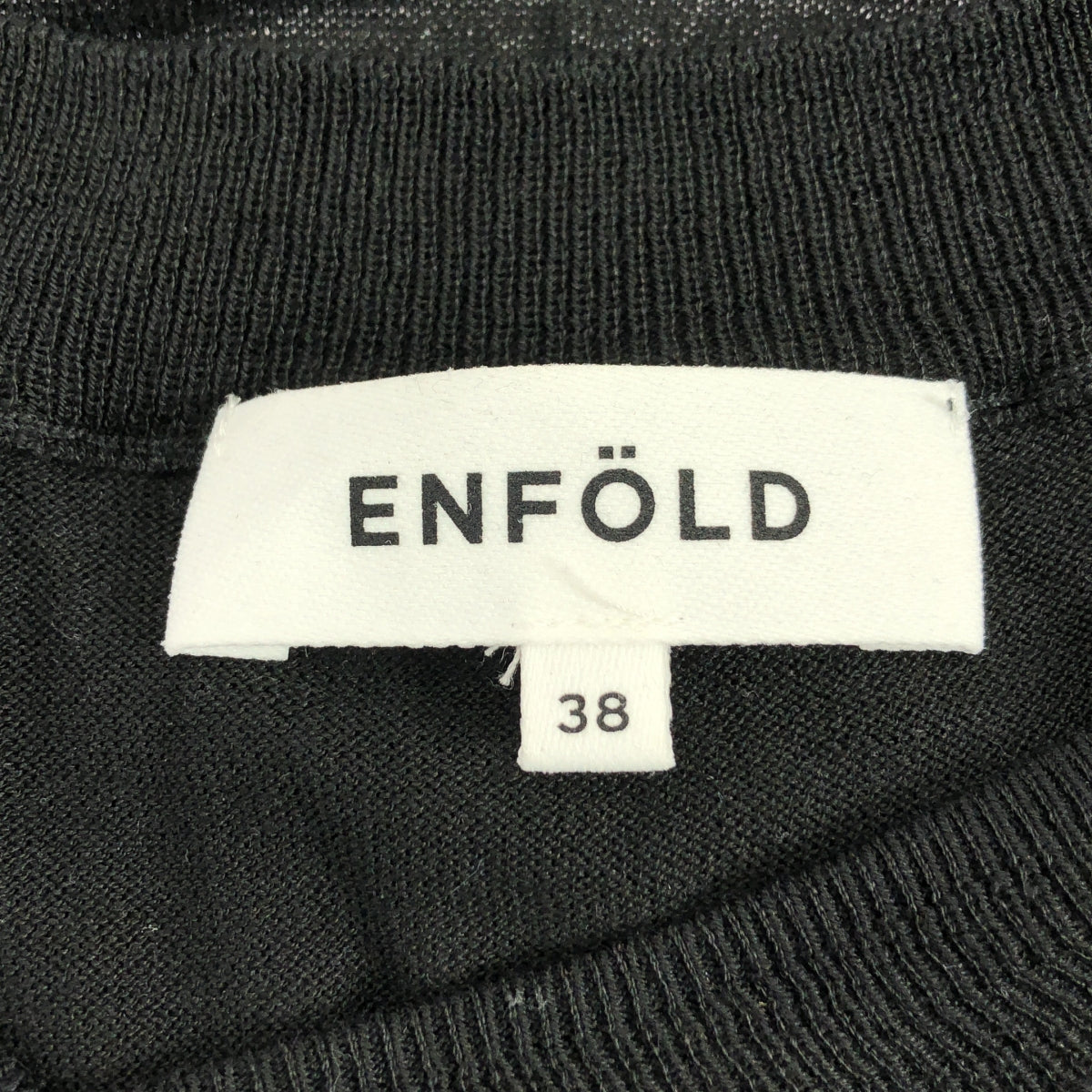 ENFOLD | 絲棉V領針織衫 | 38碼 | 女款