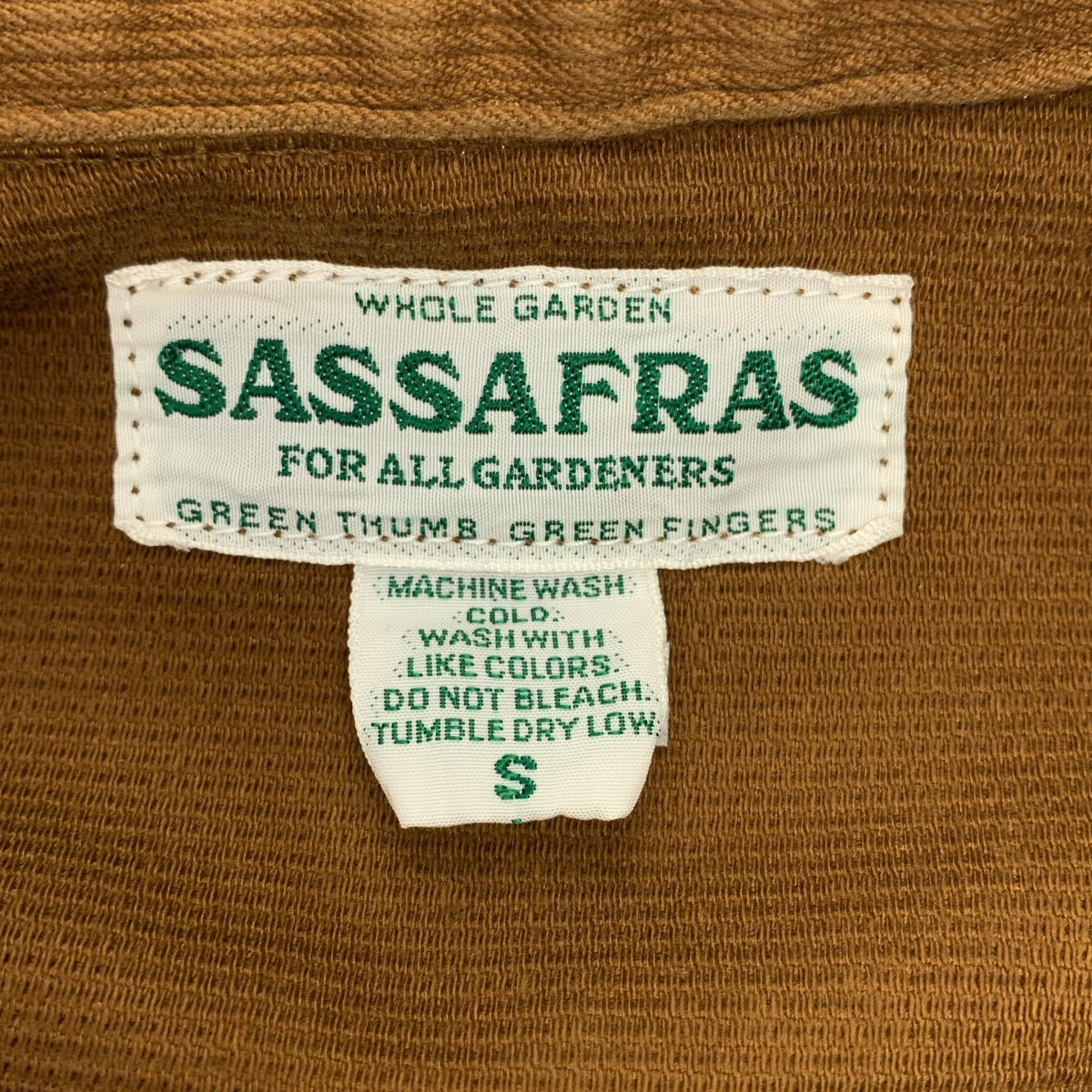 SASSAFRAS / ササフラス | Gerdeners Jacket ガーデナー ジャケット | S | メンズ