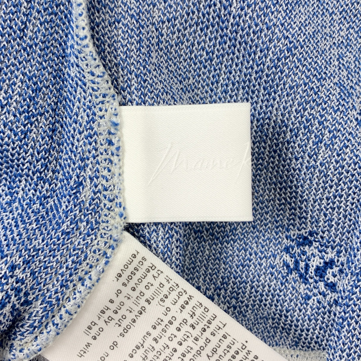 Mame Kurogouchi / マメクロゴウチ | 2024SS | Asymmetric Pattern Knitted Top アシンメトリー 陶片 ノースリーブニット | 1 | レディース