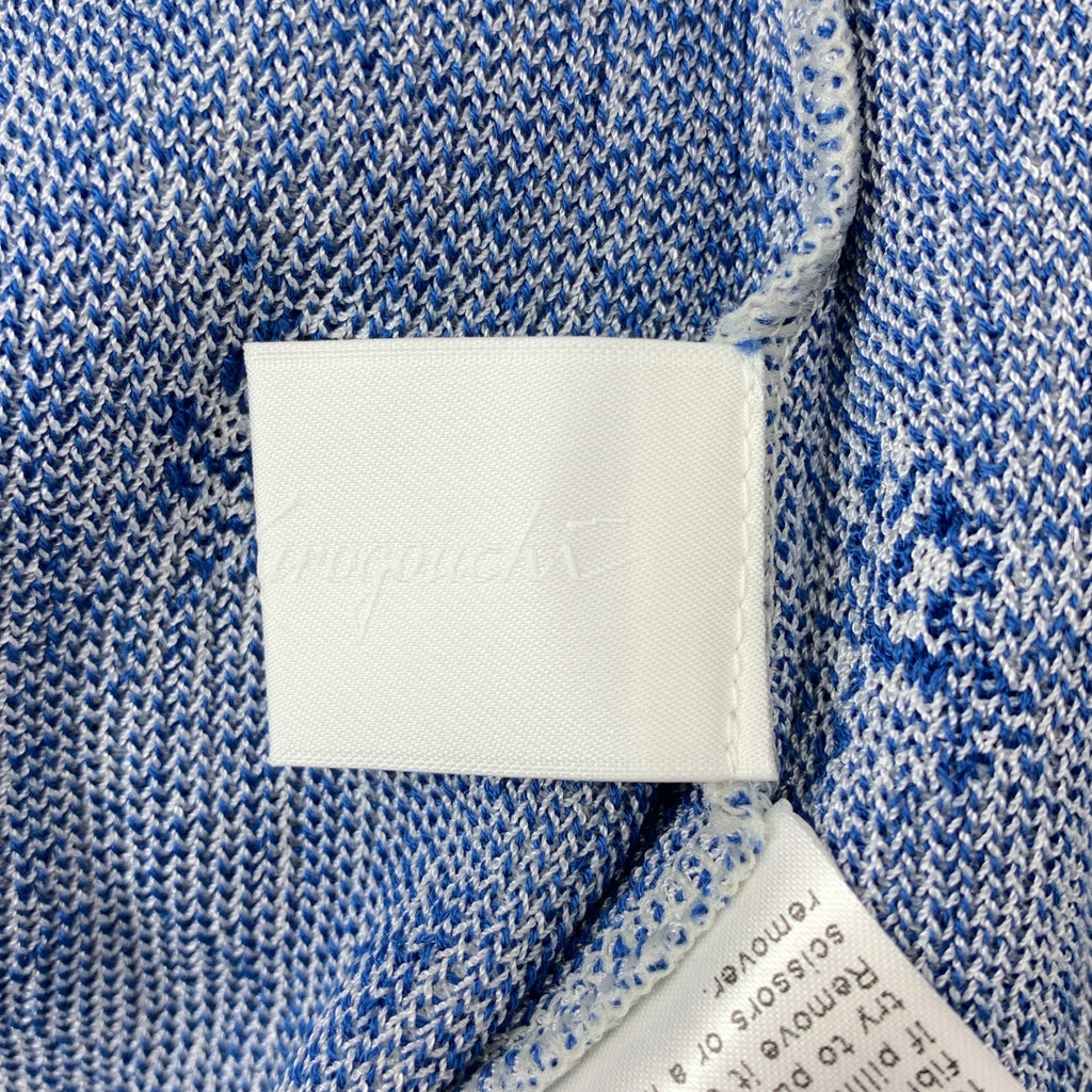 Mame Kurogouchi / マメクロゴウチ | 2024SS | Asymmetric Pattern Knitted Top アシンメトリー 陶片 ノースリーブニット | 1 | レディース