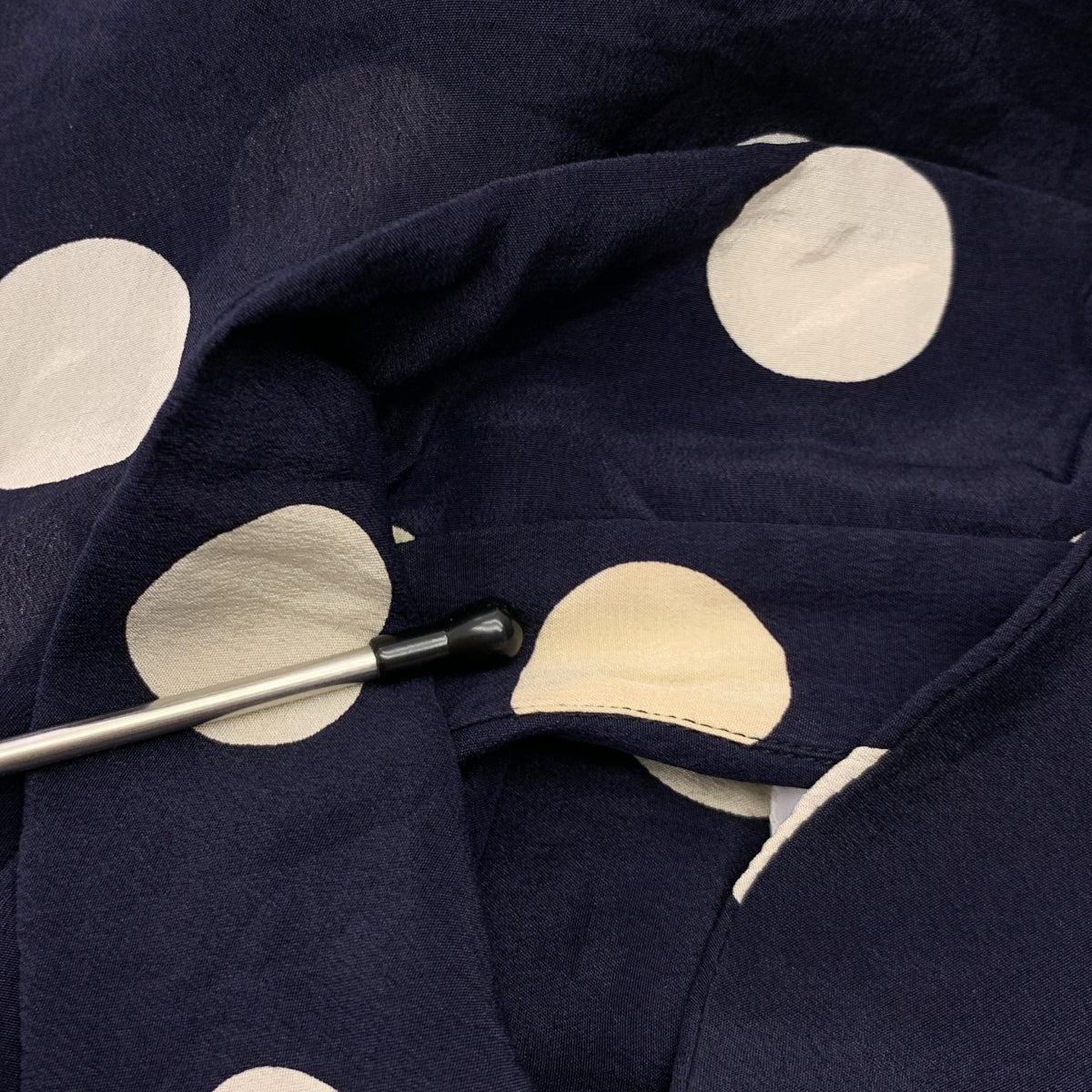 robe de chambre COMME des GARCONS / ローブドシャンブルコムデギャルソン | 90s〜 / 1999SS silk 100％ / シルク 丸襟 シャツ ブラウス | M | レディース