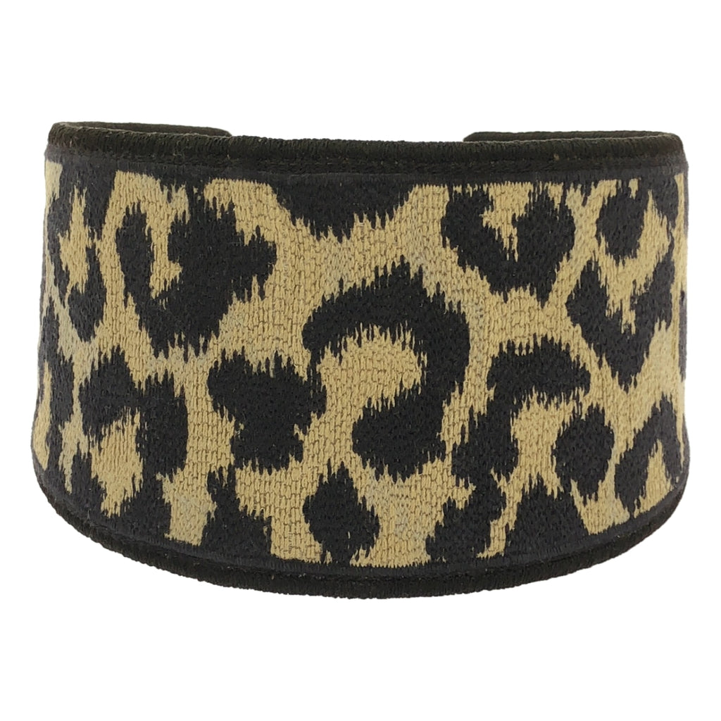 Christian Dior / クリスチャンディオール | オブリーク レオパード ヘッドバンド カチューシャ |