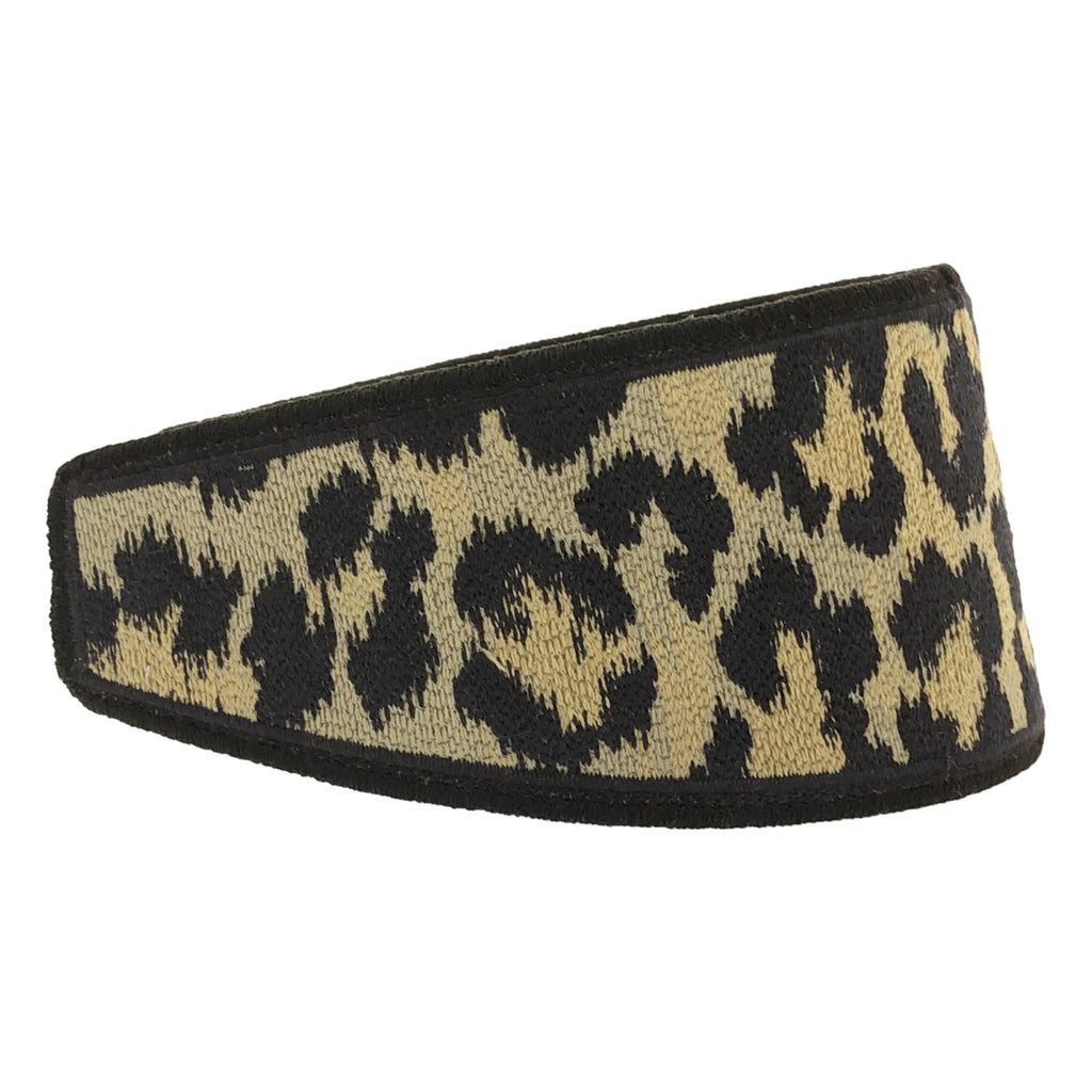 Christian Dior / クリスチャンディオール | オブリーク レオパード ヘッドバンド カチューシャ |