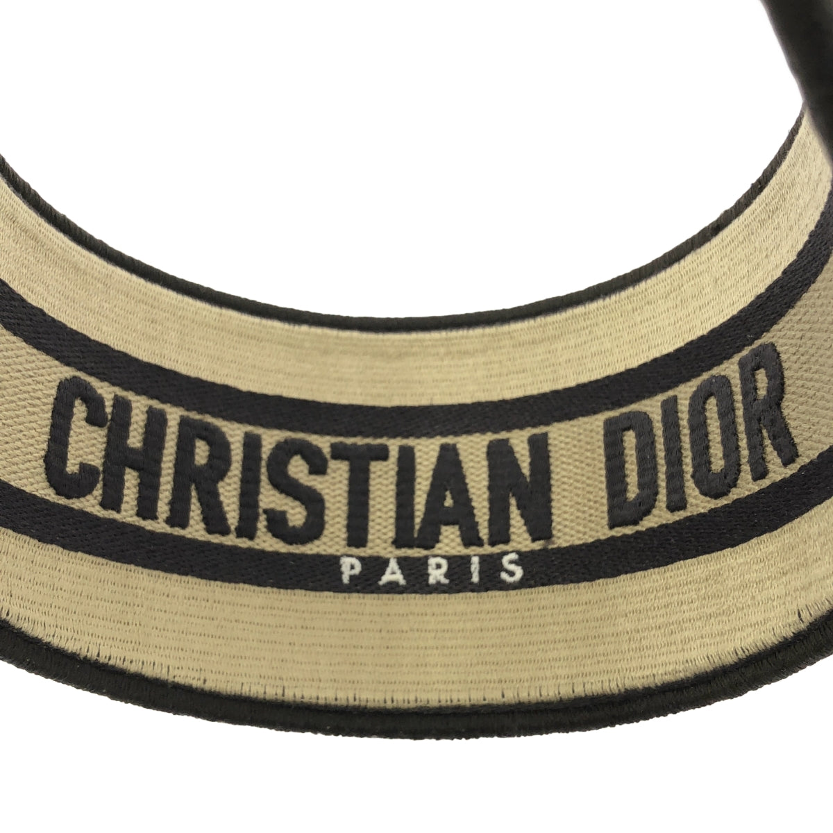 Christian Dior / クリスチャンディオール | オブリーク レオパード ヘッドバンド カチューシャ |