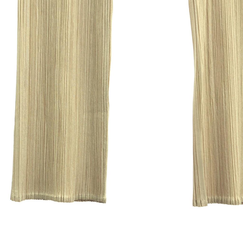 PLEATS PLEASE ISSEY MIYAKE | 休閒褲 | 尺寸 4 | 米色 | 女款