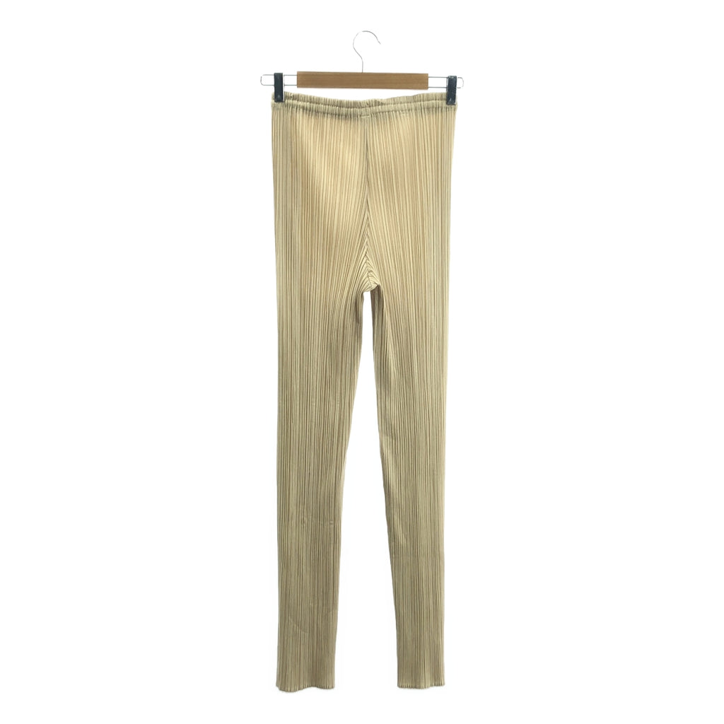 PLEATS PLEASE ISSEY MIYAKE | 休閒褲 | 尺寸 4 | 米色 | 女款