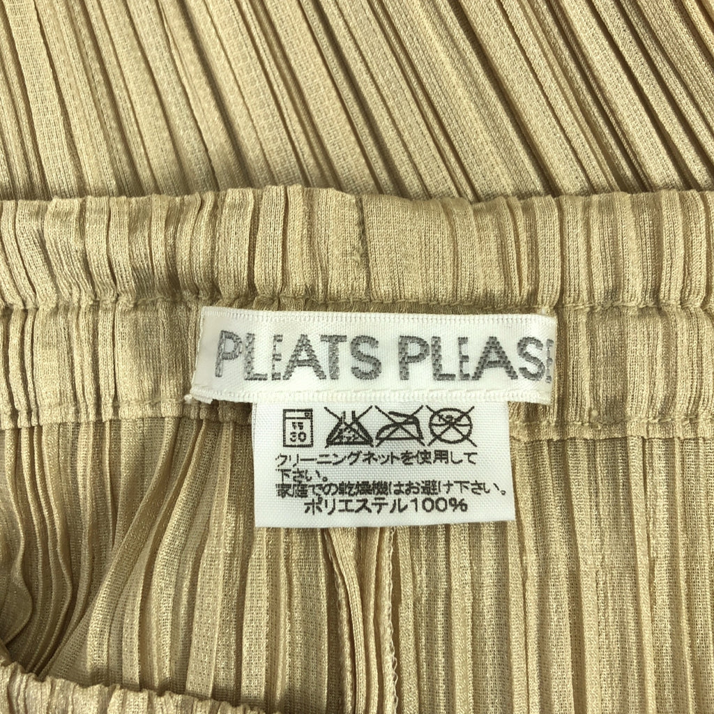 PLEATS PLEASE ISSEY MIYAKE | 休閒褲 | 尺寸 4 | 米色 | 女款