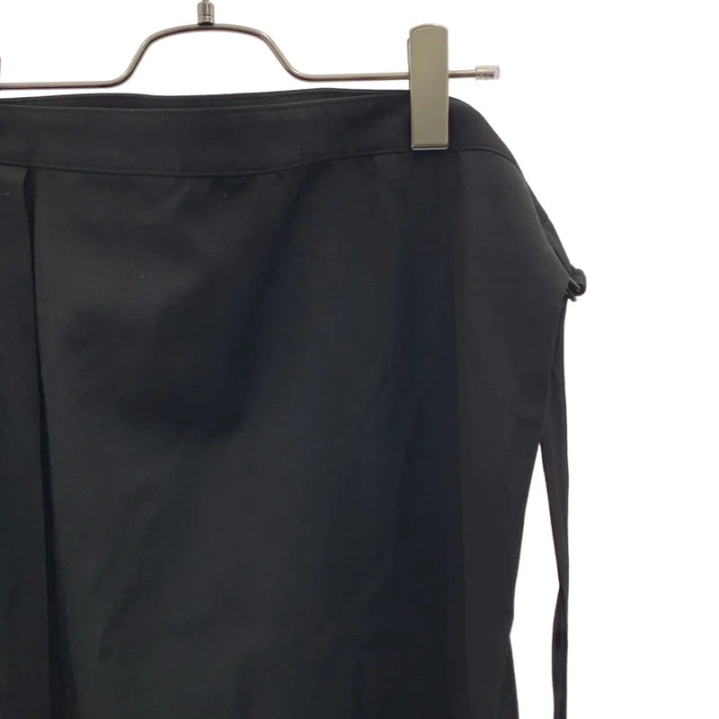 YOHJI YAMAMOTO POUR HOMME / ヨウジヤマモトプールオム | 2023SS | シワギャバ プリーツ ベンツ ラップクロス 巻きスカート | 3 | メンズ