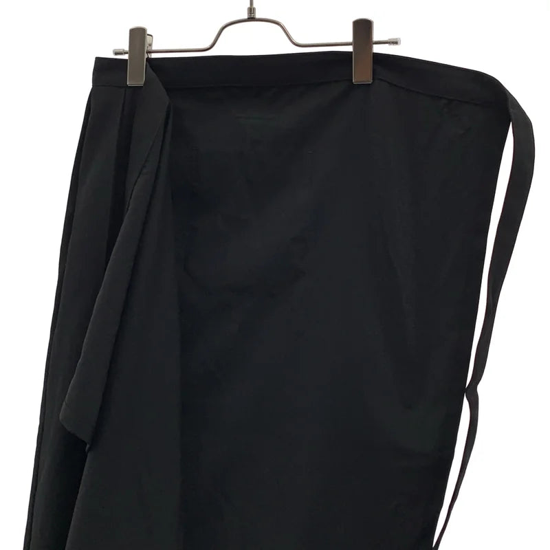 YOHJI YAMAMOTO POUR HOMME / ヨウジヤマモトプールオム | 2023SS | シワギャバ プリーツ ベンツ ラップクロス 巻きスカート | 3 | メンズ