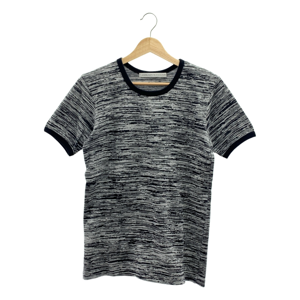 JOHN LAWRENCE SULLIVAN / ジョンローレンスサリバン | ノイズボーダー ジャガード Tシャツ | 38 | メンズ