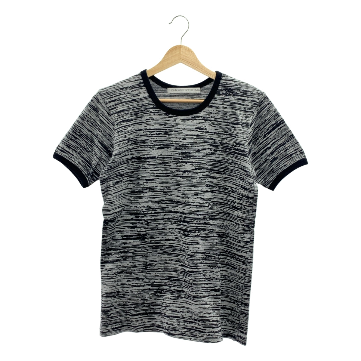 JOHN LAWRENCE SULLIVAN / ジョンローレンスサリバン | ノイズボーダー ジャガード Tシャツ | 38 | メンズ