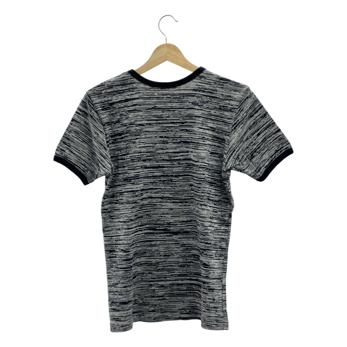 JOHN LAWRENCE SULLIVAN / ジョンローレンスサリバン | ノイズボーダー ジャガード Tシャツ | 38 | メンズ