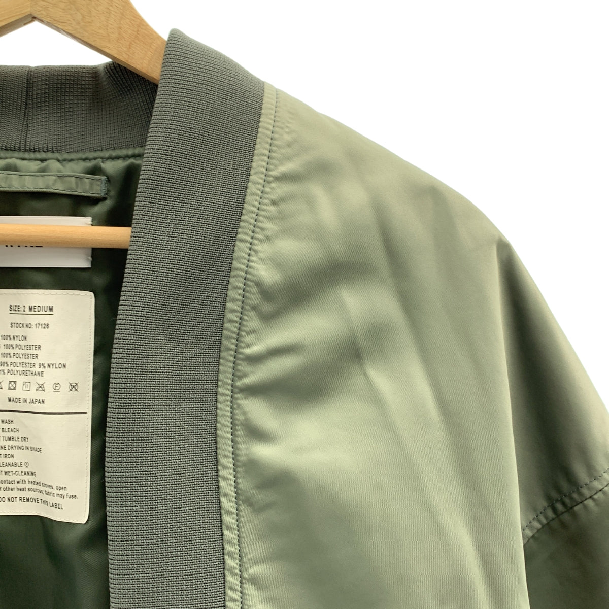 HYKE / ハイク | MA-1 TYPE BOLERO JACKET / ミリタリー ボレロ