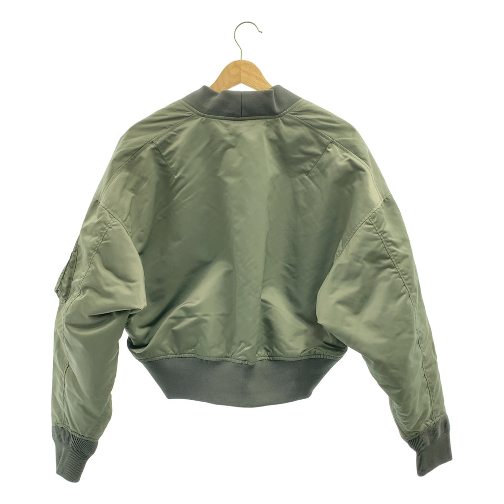 HYKE / 하이크 | MA-1 TYPE BOLERO JACKET / 밀리터리 볼레로 비행 폭격기 재킷 블루존 | 2 |