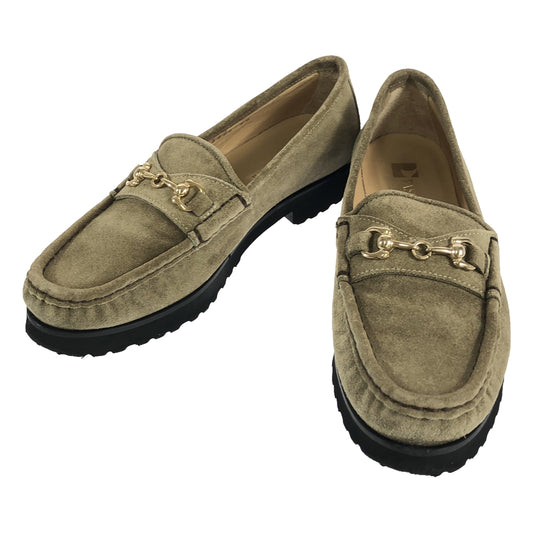 [Good Condition] PASCUCCI / Pascucci | Suede Leather Bit Loafers | Size 36 | Beige | Women's