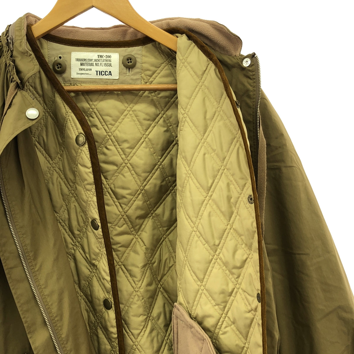 蒂卡 |抽繩外套 / 可拆式內襯 | F |布朗 |女性的