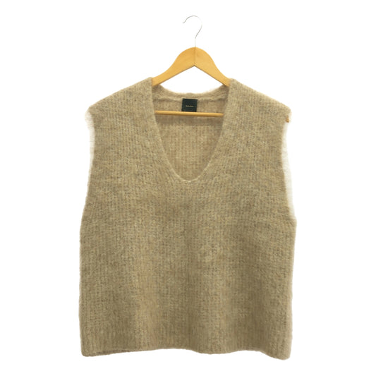 [Good Condition] Spick and Span | 2024AW | Alpaca Blend Knit Vest | F | Beige | Women's