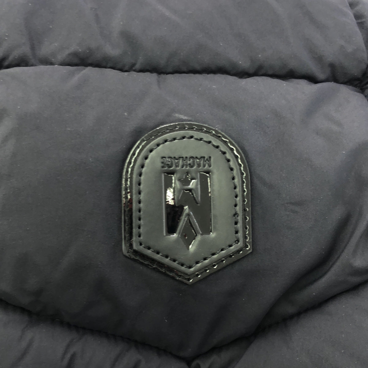 Mackage / マッカージュ | 2way バイカラー オーバー ダウンコート / フード着脱可 | 42 | ネイビー/ダークネイビー | メンズ