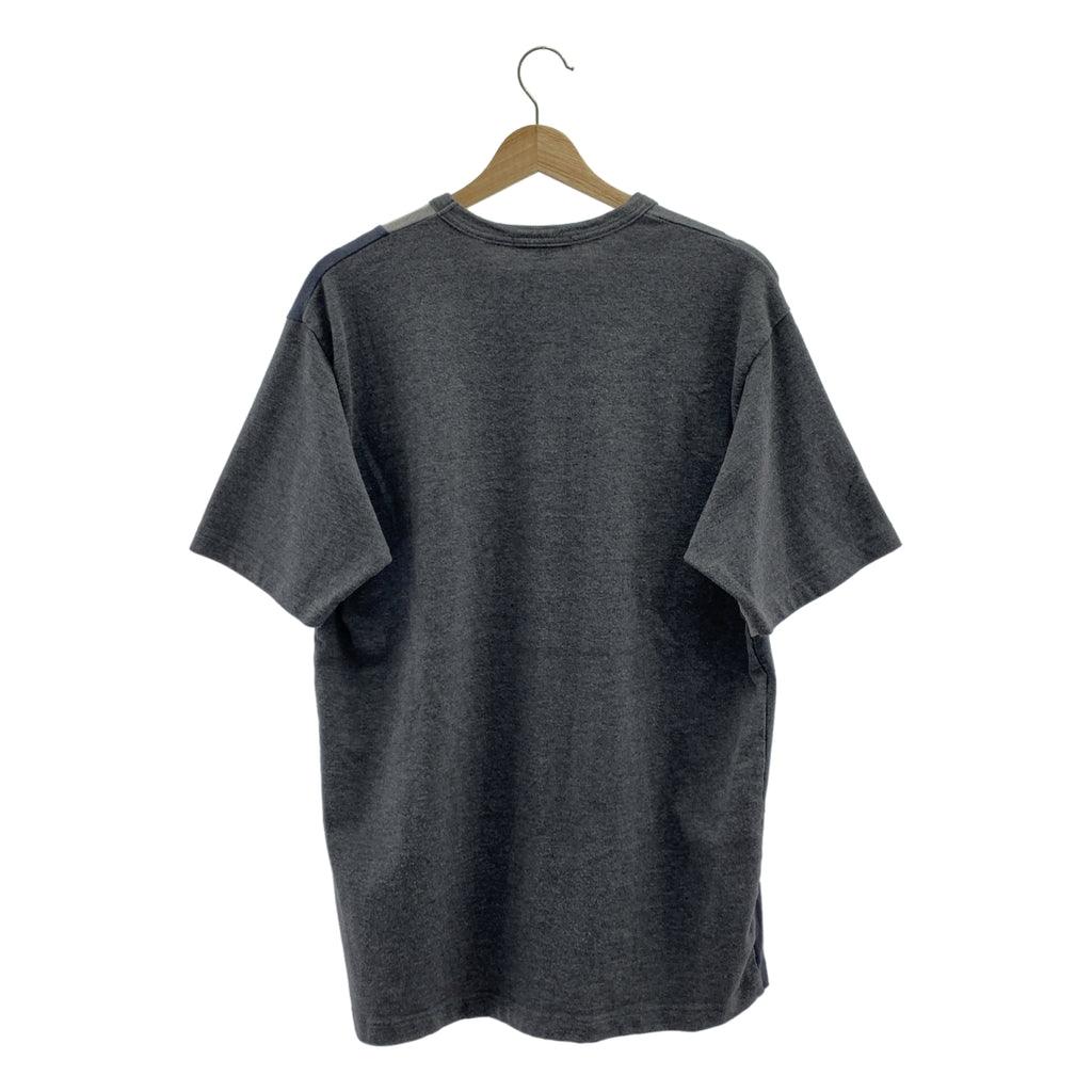 COMME des GARCONS HOMME / コムデギャルソンオム | 2019SS | パッチワーク クルーネック オーバー Tシャツ カットソー | L | メンズ