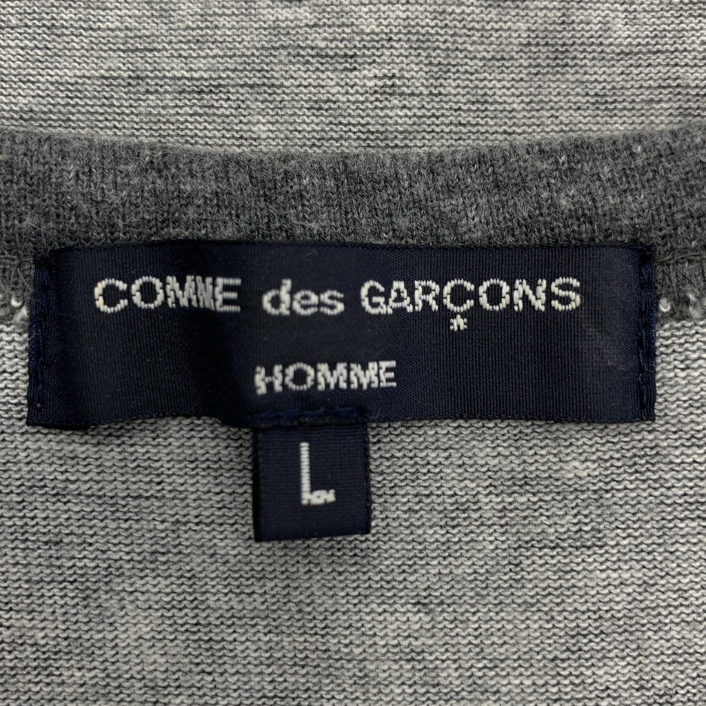 COMME des GARCONS HOMME / コムデギャルソンオム | 2019SS | パッチワーク クルーネック オーバー Tシャツ カットソー | L | メンズ