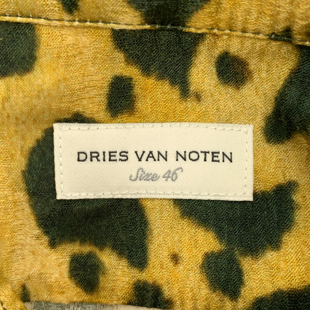 DRIES VAN NOTEN / 드리스 반 노튼 | 2020AW | CHAINEY 1156 MWSHIRT MUS 레오파드 셔츠 | 46 | 남성