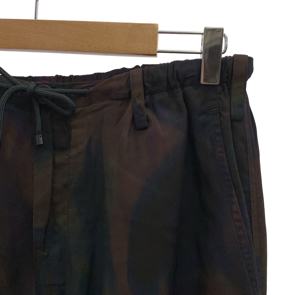 DRIES VAN NOTEN / 드리스 반 노튼 | 2024SS | 레이온 총무늬 프린트 새틴 이지 팬츠 | 48 | 남성