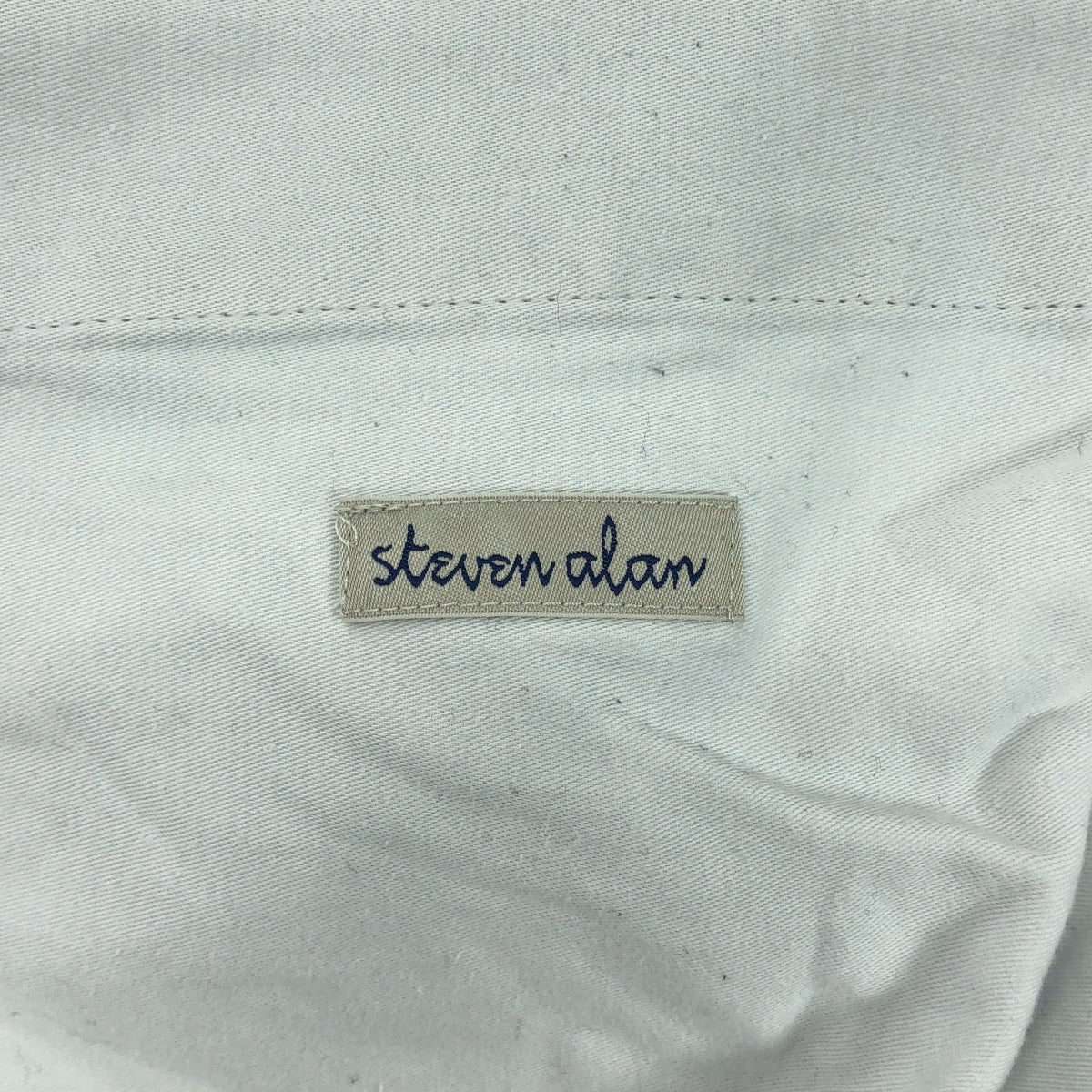 steven alan / スティーブンアラン | HYBRD RMY インワンプリーツ スラックス パンツ | M | ブラック | メンズ