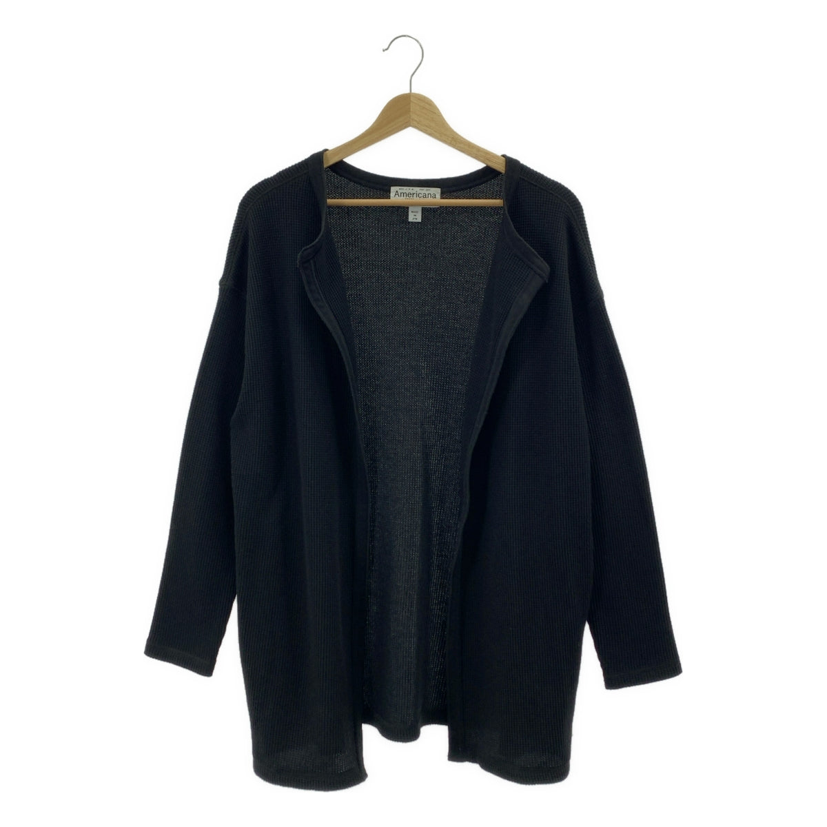 Deuxieme Classe / 두지엠 클래스 | × AMERICANA 코튼 써멀 버튼리스 가디건 |
