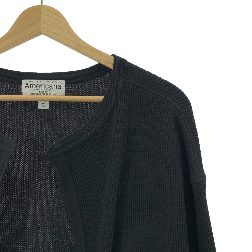 Deuxieme Classe / 두지엠 클래스 | × AMERICANA 코튼 써멀 버튼리스 가디건 |