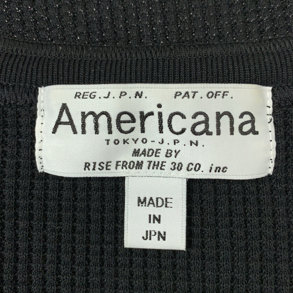 Deuxieme Classe / 두지엠 클래스 | × AMERICANA 코튼 써멀 버튼리스 가디건 |