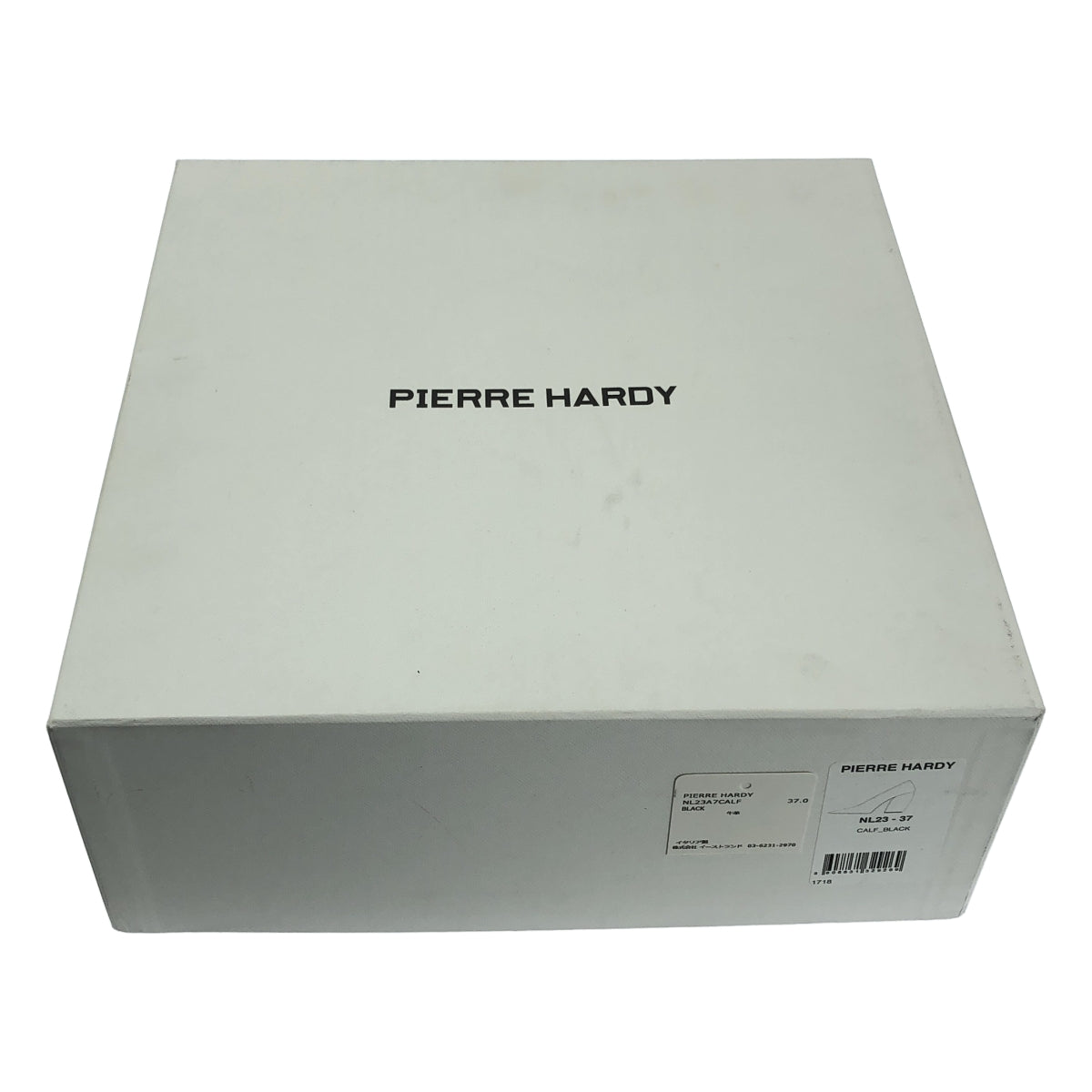 【美品】  PIERRE HARDY / ピエールアルディ | レザー ポインテッドトゥ チャンキーヒール ブーティ | 37 | ブラック | レディース