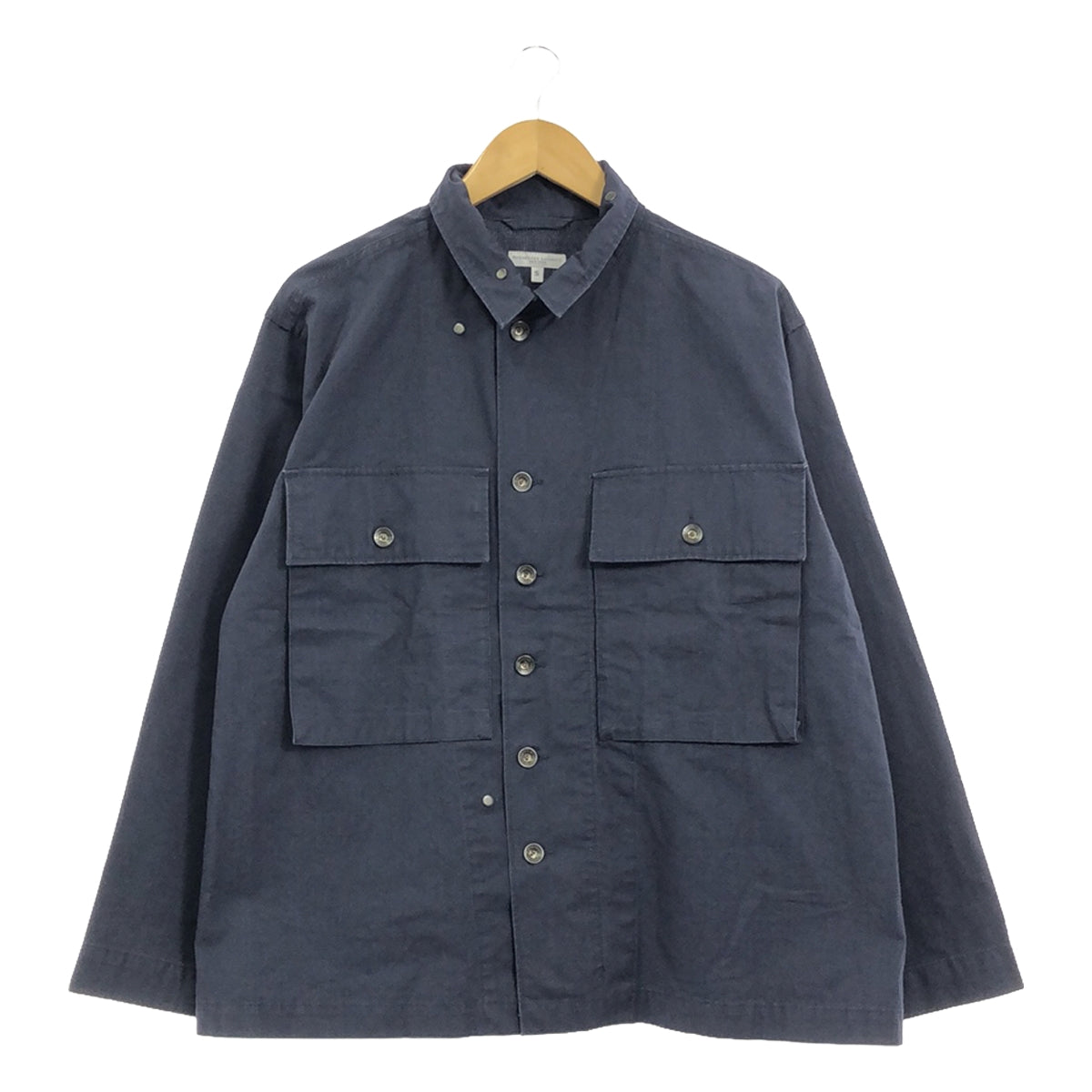 Engineered Garments / エンジニアドガーメンツ | M43/2 Shirt Jacket / Cotton Ripstop / リップストップ ミリタリー  ジャケット | S | Dk.Navy | メンズ