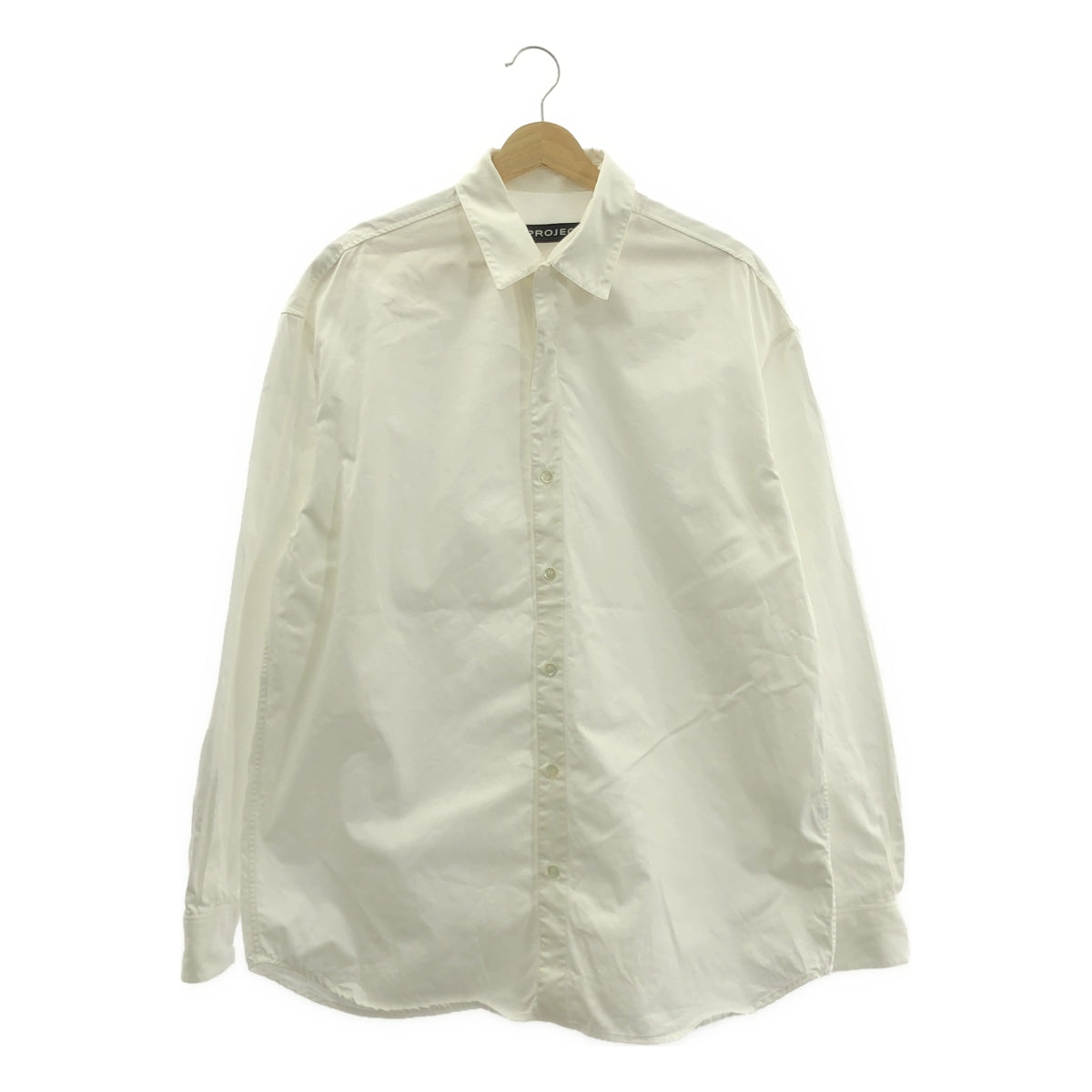 Y/PROJECT / ワイプロジェクト | コットン オーバーサイズシャツ | S | ホワイト | メンズ
