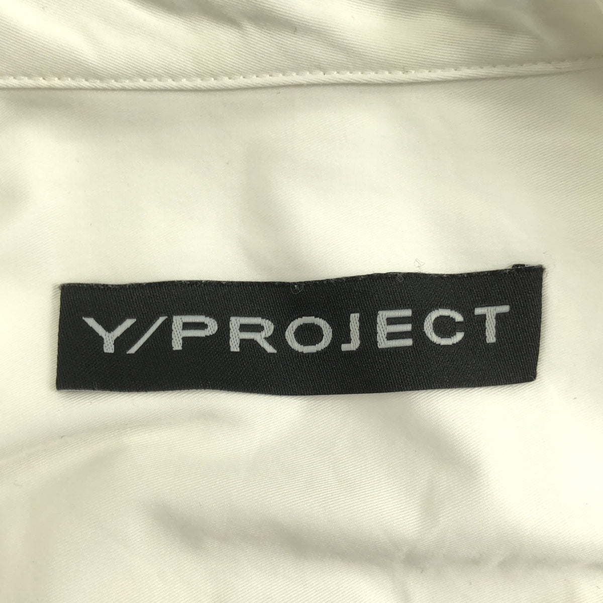 Y/PROJECT / ワイプロジェクト | コットン オーバーサイズシャツ | S | ホワイト | メンズ