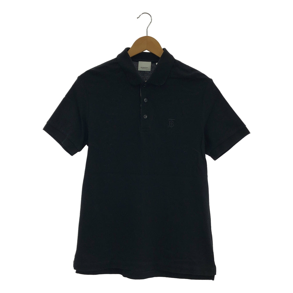 BURBERRY 倫敦 英國 | 刺繡Logo珠地Polo衫 | S碼 | 男士