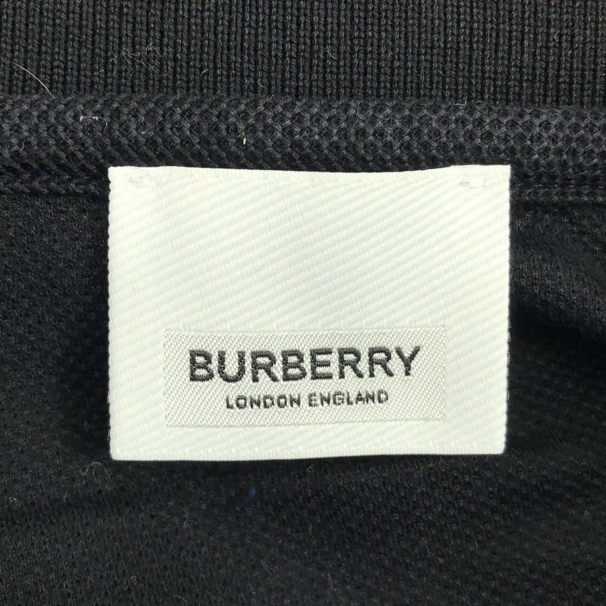 BURBERRY LONDON ENGLAND / バーバリーロンドンイングランド | ロゴ刺しゅう 鹿の子 ポロシャツ | S | メンズ