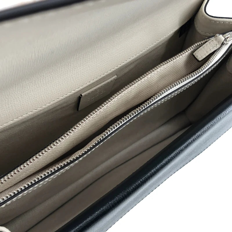 【美品】 GUCCI / 구찌 | 디오니서스 트리콜로르 체인 숄더백 | 옐로우/블랙/화이트 | 여성