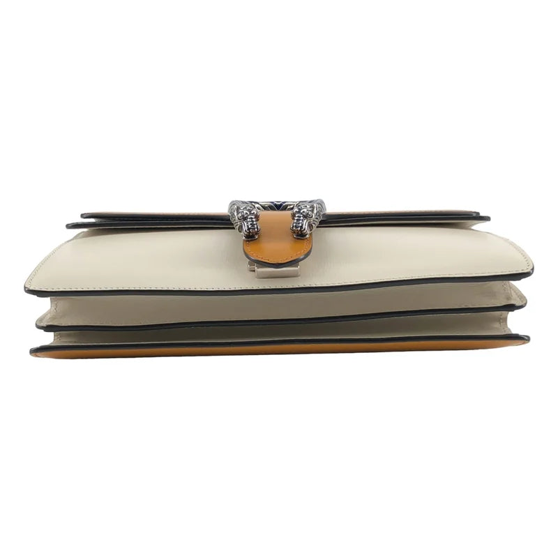 【美品】 GUCCI / 구찌 | 디오니서스 트리콜로르 체인 숄더백 | 옐로우/블랙/화이트 | 여성