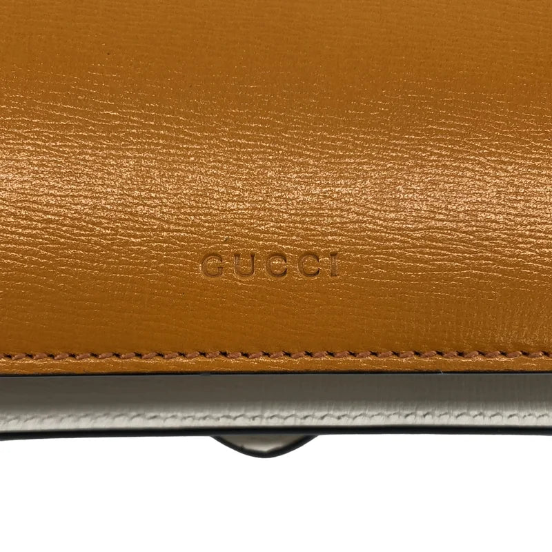 【美品】 GUCCI / 구찌 | 디오니서스 트리콜로르 체인 숄더백 | 옐로우/블랙/화이트 | 여성