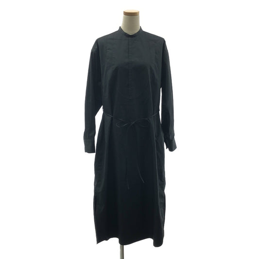 HYKE | 2020AW | BIB FRONT / 繫腰帶開衩襯衫裙 | 1 | 女款