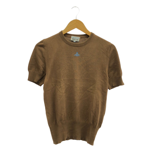 Vivienne Westwood MAN | Cotton Orb Embroidery Short Sleeve Knit | M | Men's