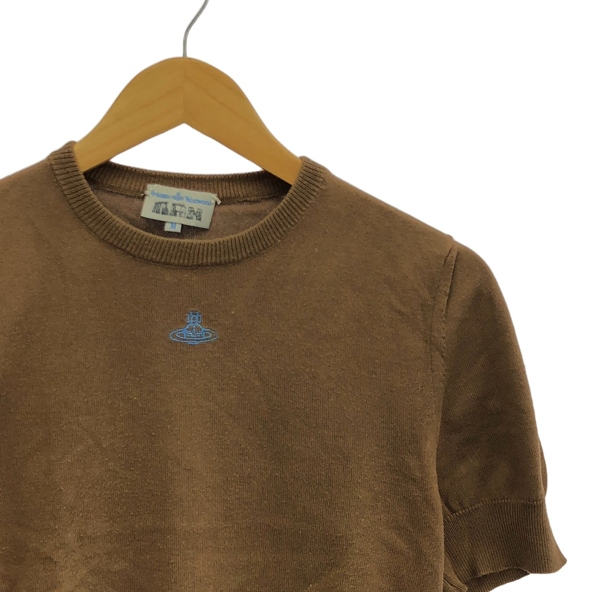 Vivienne Westwood MAN | Cotton Orb Embroidery Short Sleeve Knit | M | Men's