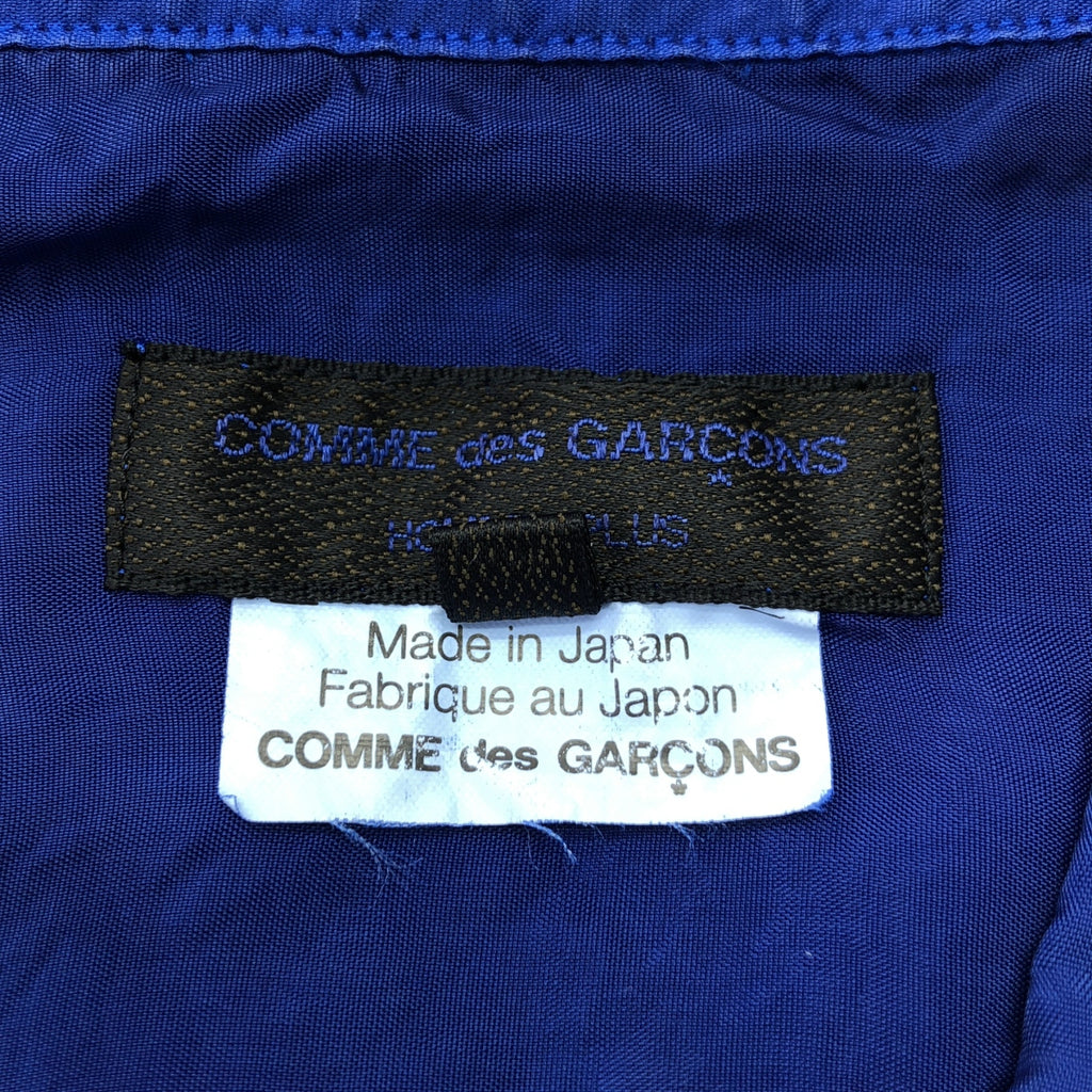 COMME des GARCONS HOMME PLUS / コムデギャルソンオムプリュス | 2007SS | 製品染め キュプラ 刺しゅう ハーフスリーブ シャツ | SS | ブルー | メンズ