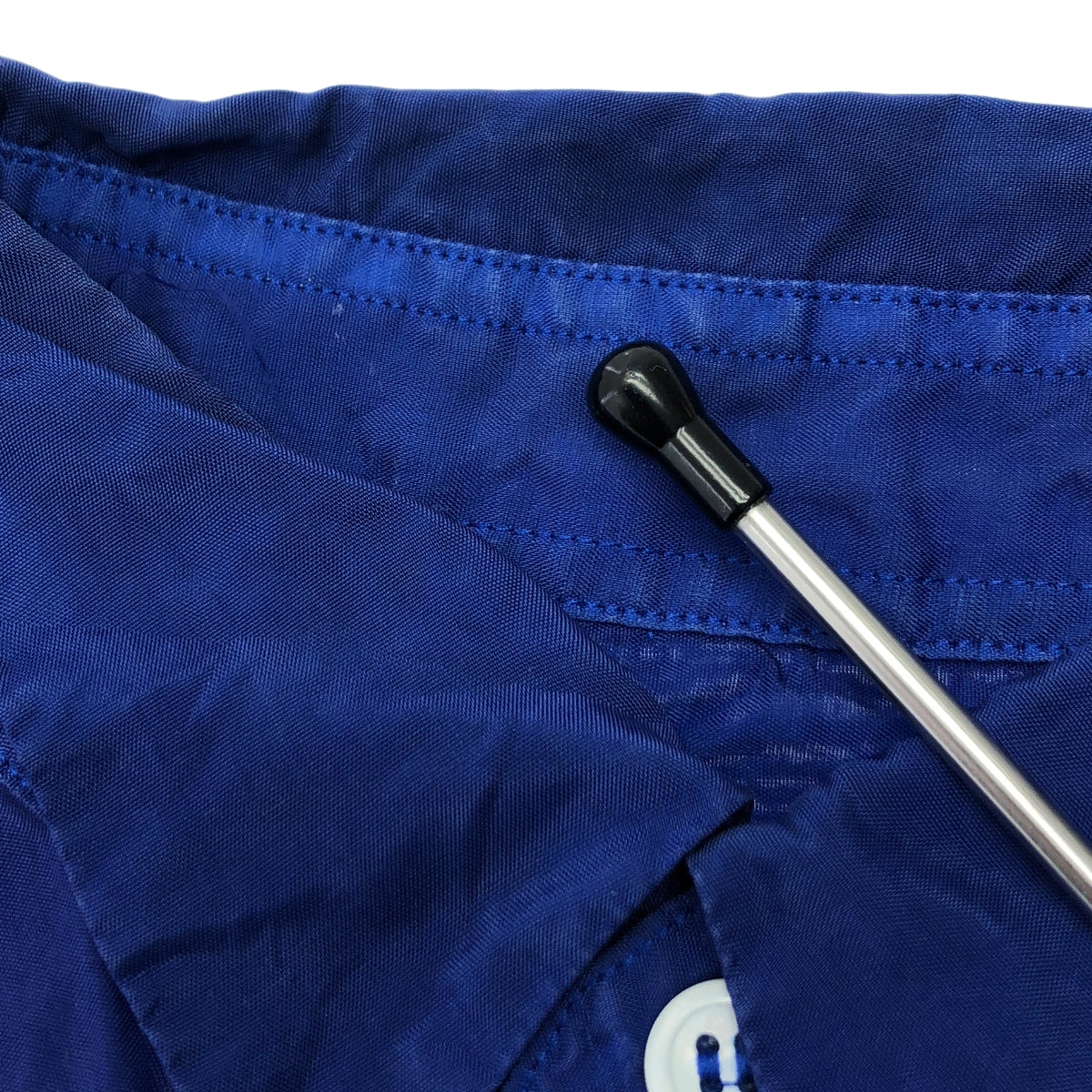 COMME des GARCONS HOMME PLUS / コムデギャルソンオムプリュス | 2007SS | 製品染め キュプラ 刺しゅう ハーフスリーブ シャツ | SS | ブルー | メンズ