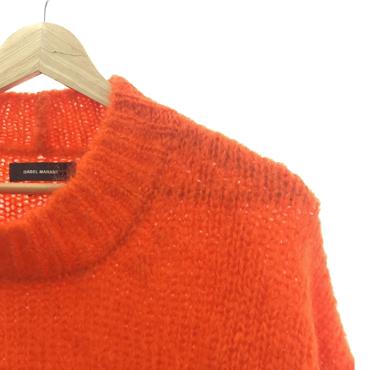 ISABEL MARANT / イザベルマラン | モックネック モヘヤニット | 36 | オレンジ | レディース