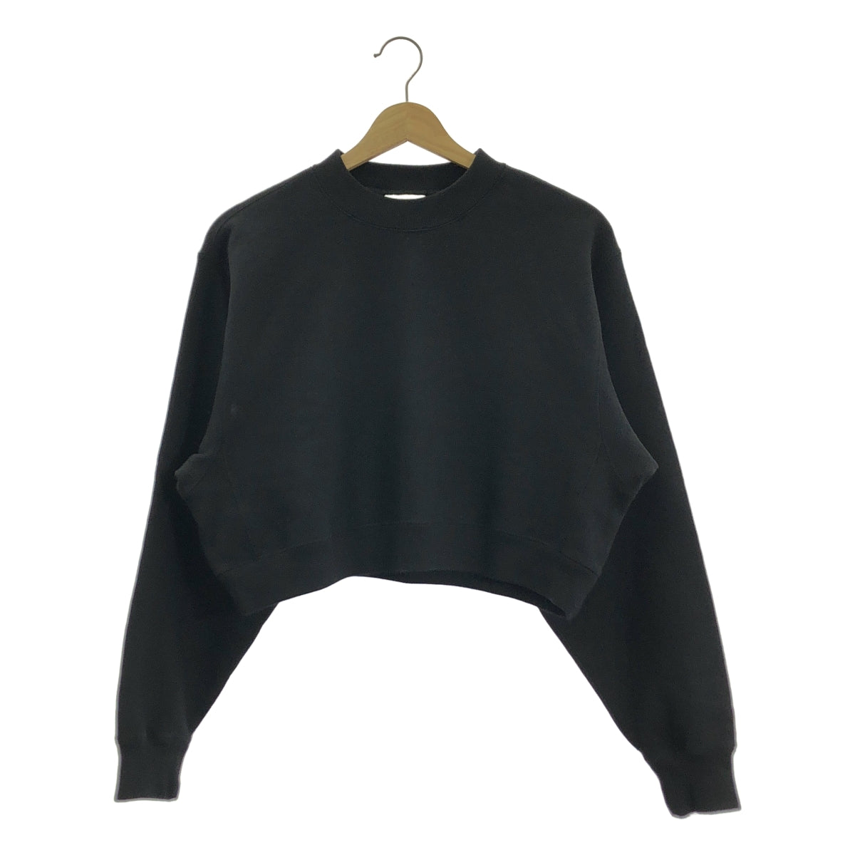 HYKE / 하이크 | 코튼 크롭 스웨트 | S |