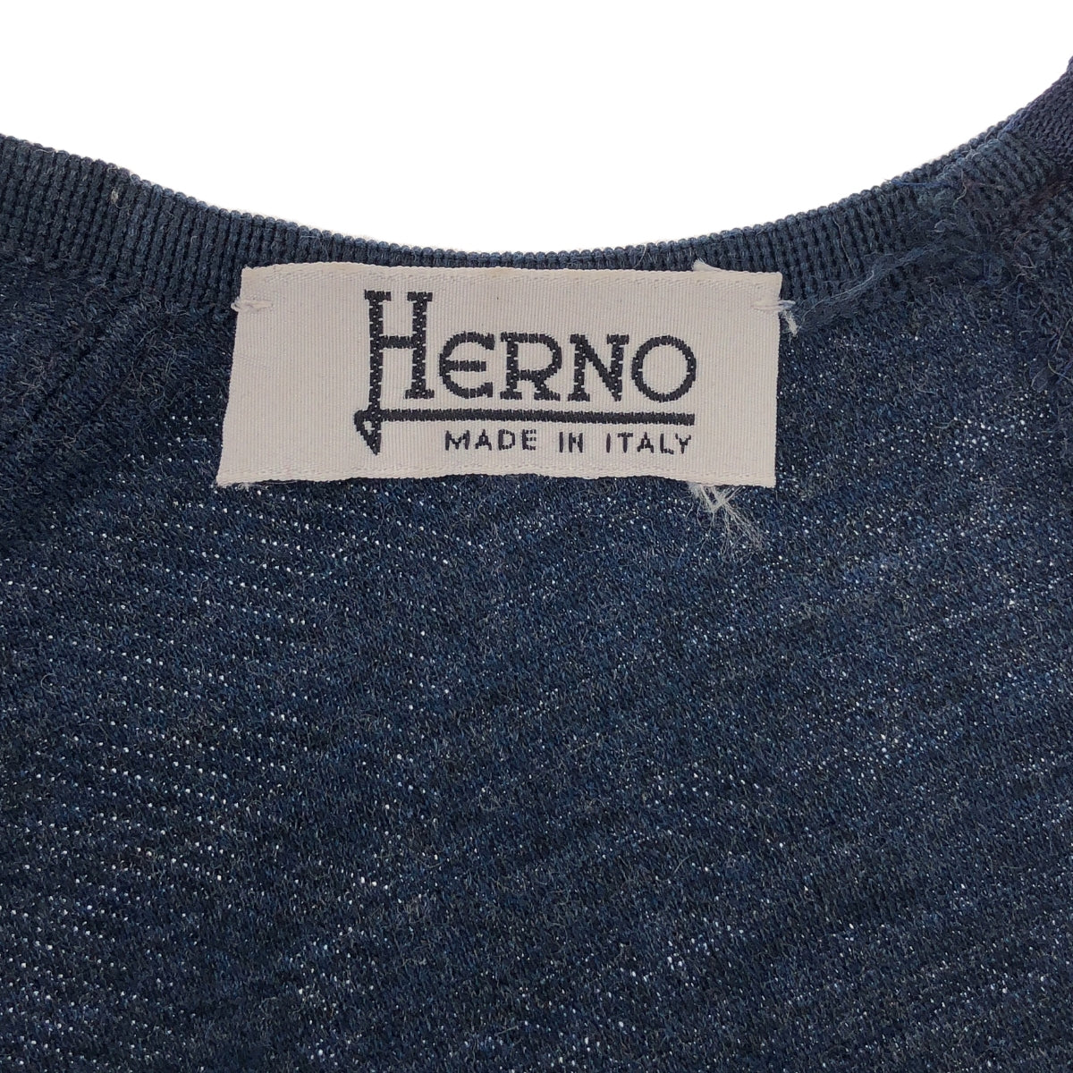 HERNO / ヘルノ | ウール 金ボタン プルオーバーワンピース | 44 | レディース