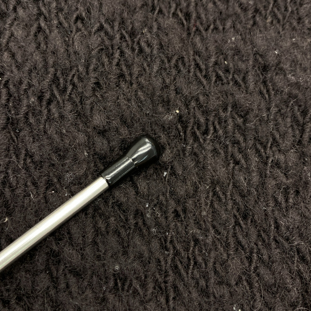 AURALEE / オーラリー | WOOL SLUB KNIT V-NECK P/O ウールスラブ Vネックニット | 3 | ダークブラウン | メンズ