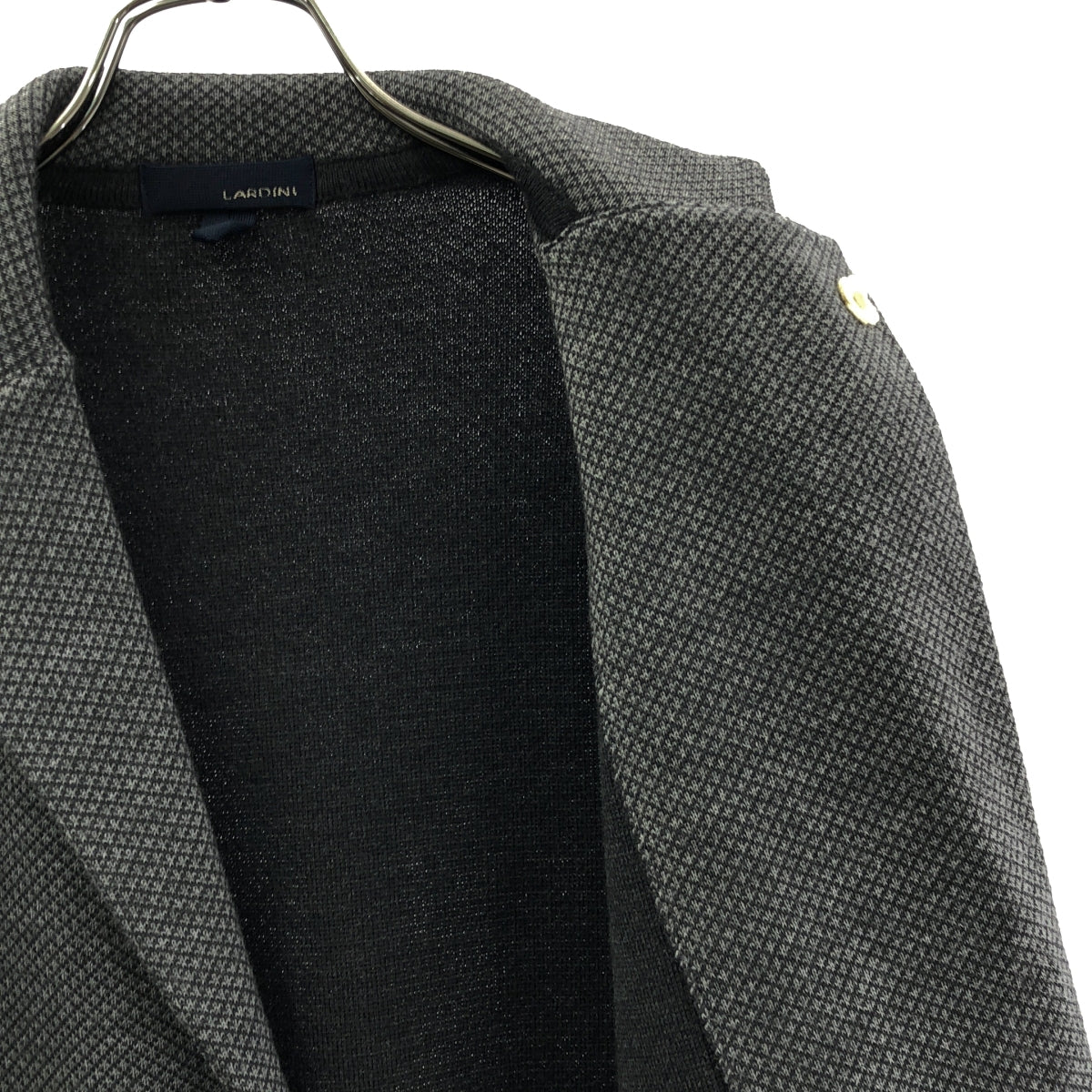 LARDINI / ラルディーニ | ブートニエール ウールミラノリブソリッド2Bニットジャケット / JQLJM56 | S | メンズ
