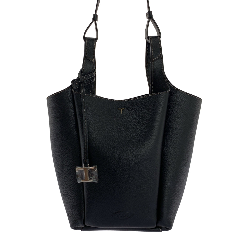 TOD'S | 皮革包 小號 T 經典皮革水桶包 兩用單肩包 |
